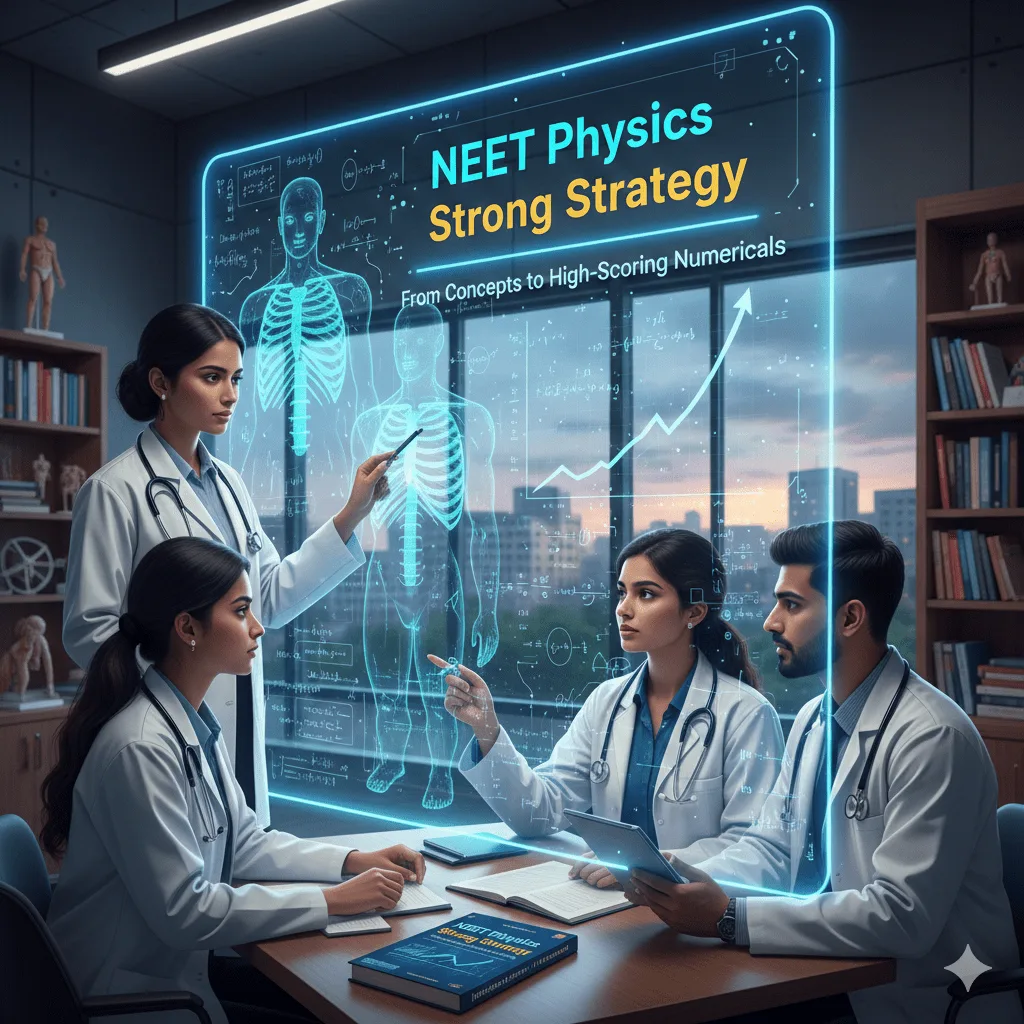 NEET Physics Strong Strategy — From Concepts to High-Scoring Numericals